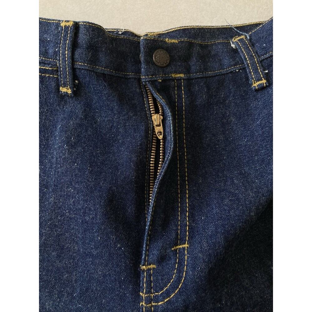 Vintage 70s 80s Action West High Rise Bootcut Cowgirl Rodeo Embroidered Jeans 25 - Picture 9 of 10